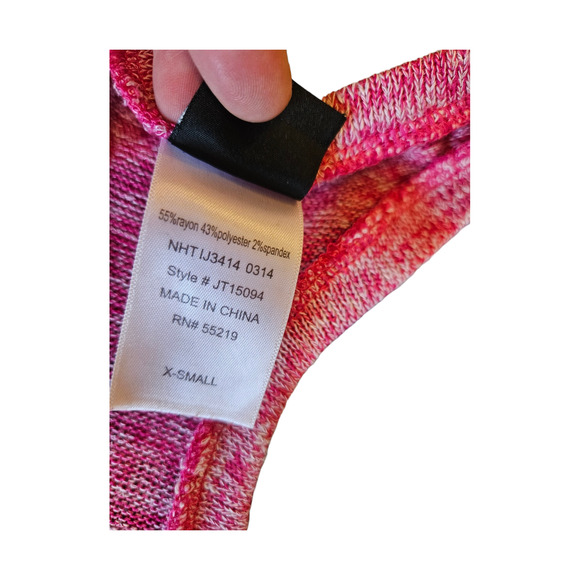 Stranded XS Pink Sleeveless Flower Tank Top - Picture 3 of 7